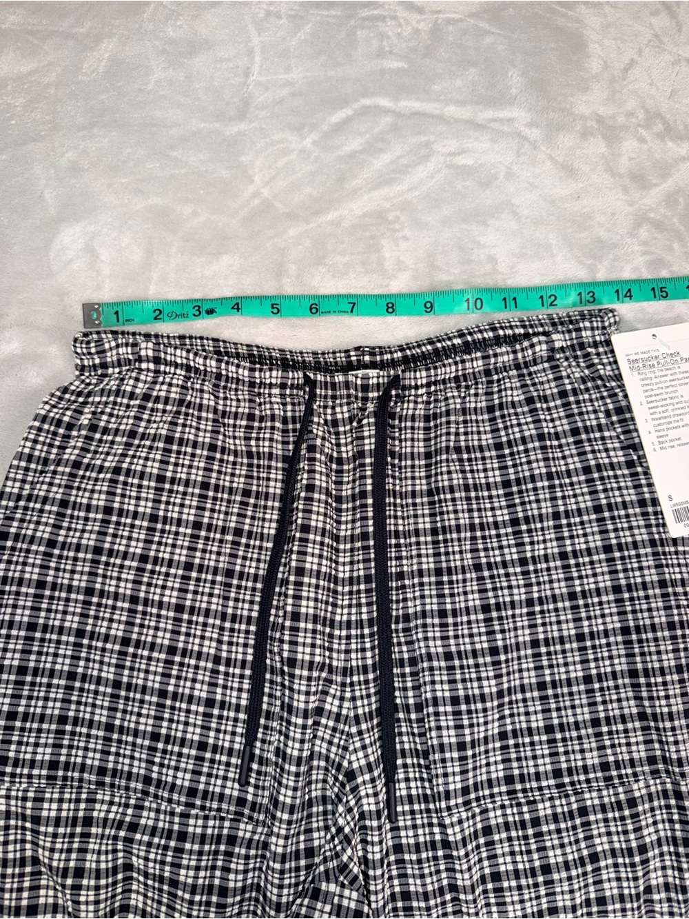 Lululemon Seersucker Check Mid-Rise Pull-on Pant - Picture 15 of 15